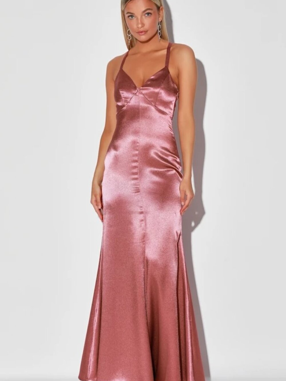 NWT Pretty Rose Pink Maxi Dress
